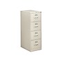 HON 310 Series 4-Drawer Vertical File Cabinet, Legal Size, Lockable, 52"H x 18.25"W x 26.5"D, Light Gray (HON314CPQ)~#|#~sp43813158_sc7