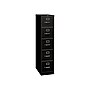 HON 310 Series 5-Drawer Vertical File Cabinet, Legal Size, Lockable, 60"H x 18.25"W x 26.5"D, Black (HON315CPP)~#|#~sp43813162_sc7