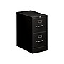 HON 510 Series 2-Drawer Vertical File Cabinet, Locking, Letter, Black, 25"D (HON512PP)~#|#~sp43813166_sc7