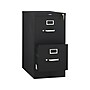 HON 510 Series 2-Drawer Vertical File Cabinet, Locking, Letter, Black, 25"D (HON512PP)~#|#~sp43813167_sc7