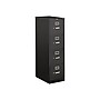 HON 510 Series 4-Drawer Vertical File Cabinet, Locking, Letter, Black, 25"D (HON514PP)~#|#~sp43813169_sc7