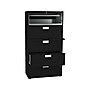 HON Brigade 600 Series 5-Drawer Lateral File Cabinet, Locking, Letter/Legal, Black, 36"W (H685.L.P)~#|#~sp43813201_sc7
