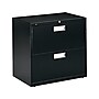 HON Brigade 600 Series 2-Drawer Lateral File Cabinet, Locking, Letter/Legal, Black, 30"W (H672.L.P)~#|#~sp43813205_sc7