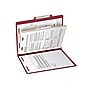 Smead Card Stock Classification Folders, 2" Expansion, Letter Size, 1 Divider, Red, 10/Box (13703)~#|#~sp43813923_sc7
