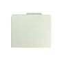 Smead Classification Folders with SafeSHIELD Fasteners, 3" Expansion, Letter Size, 3 Dividers, Gray/Green, 10/Box (14091)~#|#~sp43813960_sc7