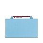 Smead Pressboard Classification Folders with SafeSHIELD Fasteners, 3" Expansion, Letter Size, 3 Dividers, Blue, 10/Box (14094)~#|#~sp43813969_sc7