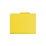 Smead SafeSHIELD 50% Recycled Heavy Duty Pressboard Classification Folder, 3-Dividers, 3" Expansion, Letter Size, Yellow, 10/Box~#|#~sp43813990_sc7