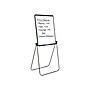 Quartet Ultima Dry Erase Easel, 70", Black Steel (101EL/28216-US)~#|#~sp43814924_sc7