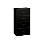 HON Lateral File, 4 Drawers, Molded Pull, 36"W, Black Finish (BSX484LP)~#|#~sp43814931_sc7
