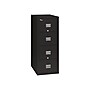 FireKing Patriot 4-Drawer Vertical File Cabinet, Fire Resistant, Letter/Legal, Black, 25"D  (4P1825-CBL)~#|#~sp43814944_sc7