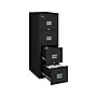 FireKing Patriot 4-Drawer Vertical File Cabinet, Fire Resistant, Letter/Legal, Black, 25"D  (4P1825-CBL)~#|#~sp43814945_sc7