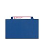 Smead Classification Folders with SafeSHIELD Fasteners, 2" Expansion, Letter Size, 2 Dividers, Dark Blue, 10/Box  (14032)~#|#~sp43815160_sc7