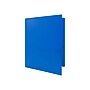 JAM Paper 2-Pocket Heavy Duty Folders, Blue, 6/Pack (383HBU)~#|#~sp44335494_sc7