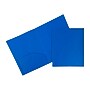 JAM Paper 2-Pocket Heavy Duty Folders, Blue, 6/Pack (383HBU)~#|#~sp44335497_sc7