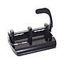 Officemate Heavy Duty Adjustable 2-3 Hole  Punch with Lever Handle, 32 Sheet Capacity, Black (90078)~#|#~sp44335955_sc7