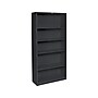 HON Brigade 5-Shelf 71"H Bookcase, Black Steel (HS72ABCP)~#|#~sp44336636_sc7