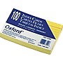 Oxford Ruled 3" x 5" Index Cards, Lined, Canary, 100/Pack  (OXF 7321 CAN)~#|#~sp44341826_sc7
