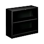 HON Brigade 2-Shelf 29"H Bookcase, Black Steel (HONS30ABCP)~#|#~sp44342212_sc7