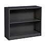 HON Brigade 2-Shelf 29"H Bookcase, Black Steel (HONS30ABCP)~#|#~sp44342213_sc7