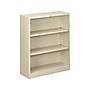 HON Brigade 3-Shelf 41"H Bookcase, Putty Steel(HS42ABCL)~#|#~sp44342214_sc7