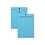 Quality Park Button & String Inter-Departmental Kraft Envelopes, 10" x 13", Blue, 100/Carton (QUA63577)~#|#~sp44342535_sc7
