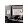 Quartet Arc Cubicle Painted Steel Dry-Erase Whiteboard, Aluminum Frame, 2.5' x 1.5' (ARC3018)~#|#~sp44342643_sc7