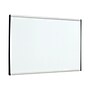 Quartet Arc Cubicle Painted Steel Dry-Erase Whiteboard, Aluminum Frame, 1' x 1' (ARC1411)~#|#~sp44342644_sc7