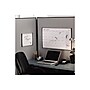 Quartet Arc Cubicle Painted Steel Dry-Erase Whiteboard, Aluminum Frame, 1' x 1' (ARC1411)~#|#~sp44342647_sc7