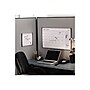 Quartet Arc Cubicle Painted Steel Dry-Erase Whiteboard, Aluminum Frame, 2' x 1' (ARC2414)~#|#~sp44342699_sc7