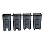 Rubbermaid BRUTE Rollout Plastic Outdoor Trash Can, 65 Gallon, Gray (FG9W2100GRAY)~#|#~sp44342836_sc7