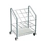 Safco Wire Mobile File Cart with Lockable Wheels, Light Gray (3090)~#|#~sp44342961_sc7