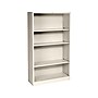 HON Brigade 4-Shelf 59"H Bookcase, Putty Steel (HS60ABCL)~#|#~sp44343216_sc7