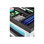 Iris 4 Drawers Storage Cart, Black/Clear (116827)~#|#~sp44343239_sc7