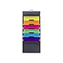 Smead 6-Pocket Cascading Wall Organizer, Letter Size, Gray/Bright (92060)~#|#~sp44487802_sc7