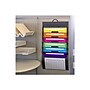 Smead 6-Pocket Cascading Wall Organizer, Letter Size, Gray/Bright (92060)~#|#~sp44487905_sc7