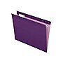 Pendaflex Reinforced Hanging File Folders, 1/5 Tab, Letter Size, Violet, 25/Box (PFX 4152 1/5 VIO)~#|#~sp44488388_sc7