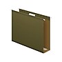 Pendaflex Reinforced Hanging File Folders, Extra Capacity, 5-Tab, Letter Size, Standard Green, 25/Box (PFX 04152x3)~#|#~sp44488586_sc7