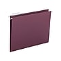 Smead Recycled Hanging File Folder, 3/4" Expansion, 5-Tab Tab, Letter Size, Maroon, 25/Box (64073)~#|#~sp44489738_sc7
