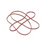 Alliance Rubber Non-Latex Multi-Purpose #117B Rubber Bands, 7", Non-Latex, Orange, 250/Pack (37176)~#|#~sp44489833_sc7