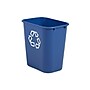 Rubbermaid Commercial Products Plastic Container, 7 Gallon, Blue (FG295673BLUE)~#|#~sp44489929_sc7