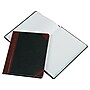 Boorum & Pease 38 Series Record Book, 7.63" x 9.63", Black/Red, 75 Sheets/Book  (38-150-R)~#|#~sp44844478_sc7