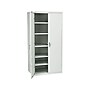 HON Brigade 72" Steel Storage Cabinet with 5 Shelves, Light Gray (HONSC2472Q)~#|#~sp44844687_sc7