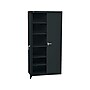 HON Brigade 72" Steel Storage Cabinet with 5 Shelves, Black (HONSC1872P)~#|#~sp44844695_sc7