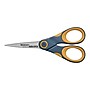 Westcott Titanium Bonded 5" Non-Stick Titanium Multi-Purpose/Heavy Duty Scissor, Pointed Tip, Gray/Yellow (14881)~#|#~sp44845307_sc7