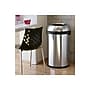 simplehuman Indoor Trash Can with Lid, Brushed Stainless Steel, 21 Gallon (CW1469)~#|#~sp44845385_sc7
