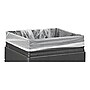 Safco Canmeleon Indoor/Outdoor Trash Cans w/Lid, Black High-Density Polyethylene/HDPE, 38 Gal. (9476BL)~#|#~sp44845553_sc7