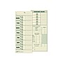 TOPS Time Cards for Pyramid 1000 Time Clock, 500/Box (TOP 1291)~#|#~sp44845583_sc7