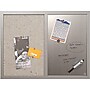 MasterVision Combo Lacquered Steel / Fabric Dry-Erase Whiteboard, Wood Frame, 2' x 1.5' (MX04331608)~#|#~sp44845775_sc7
