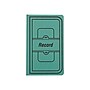 National Brand Canvas Tuff Series Record Book, 7.63" x 12.13", Green, 150 Sheets/Book (A66300R)~#|#~sp44845851_sc7