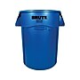 Rubbermaid Brute Outdoor Trash Can, Blue Resin, 44 Gal. (FG264360BLUE)~#|#~sp44846115_sc7